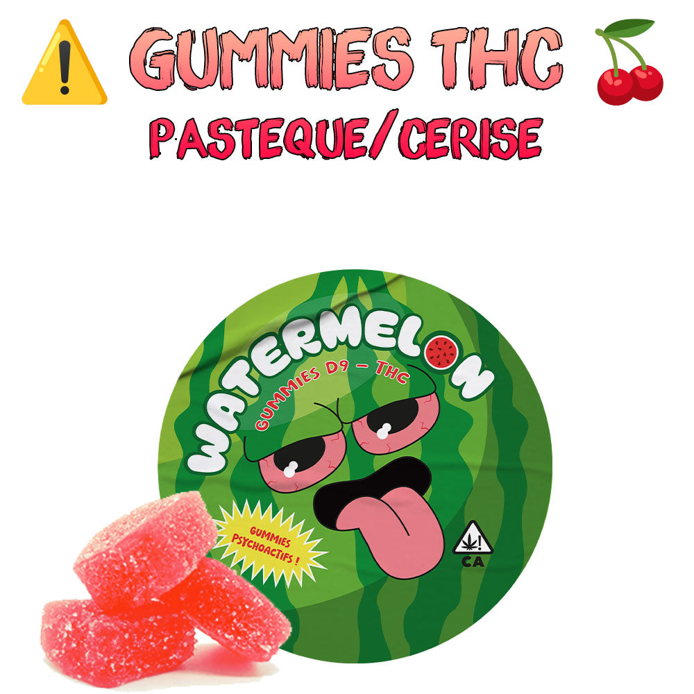 Gummies THC & CBD 10Mg - Pastèque/Cerise