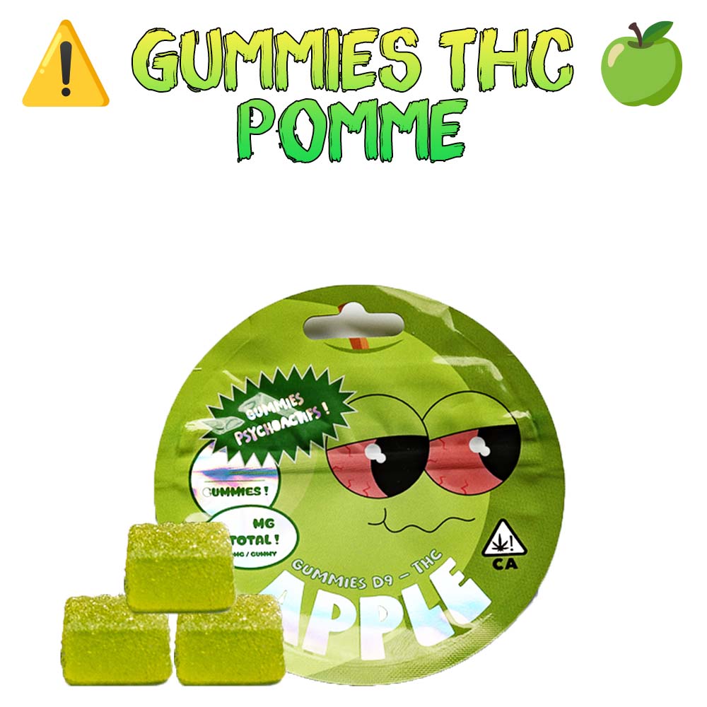 Gummies THC & CBD 10Mg - Pomme