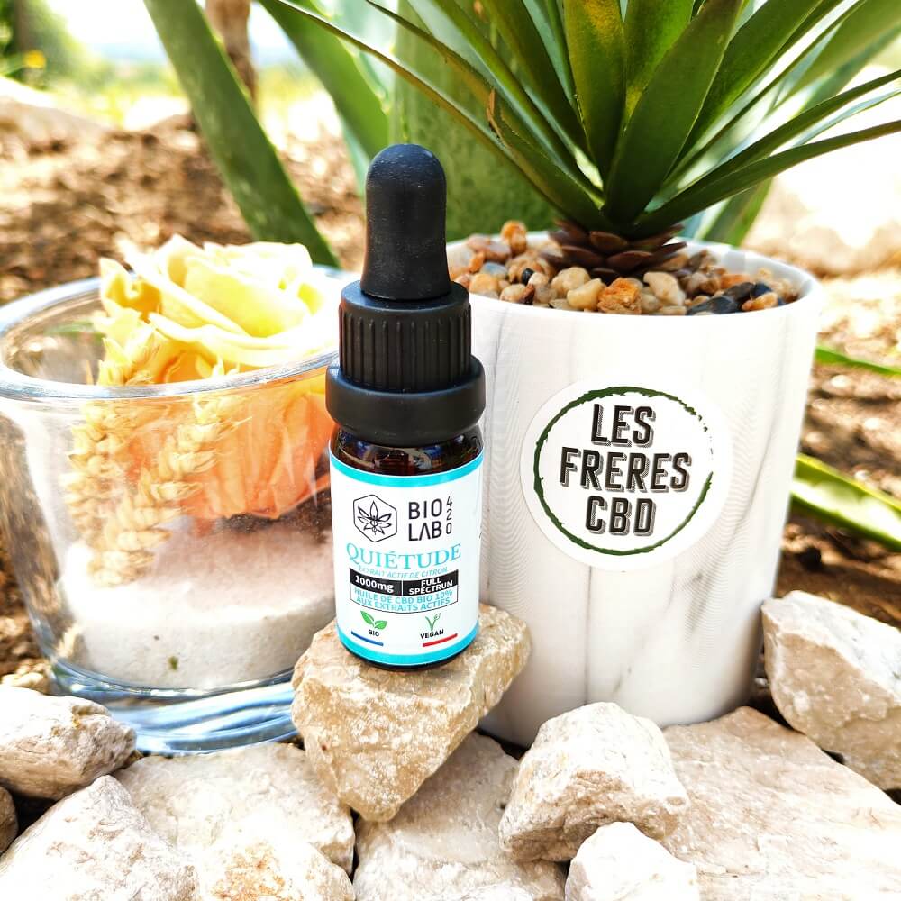 Huile CBD 10% Bio Quiétude Citron