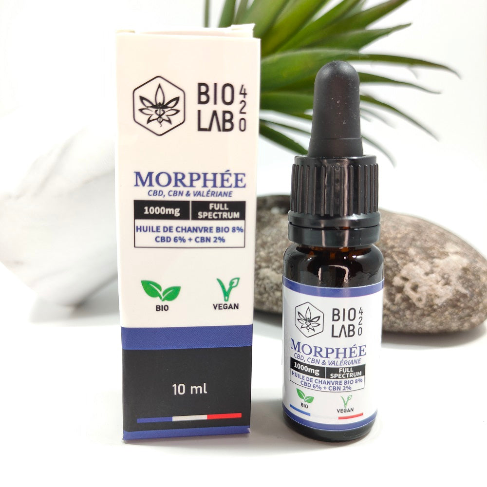 Huile CBD + CBN Bio Morphée Valériane