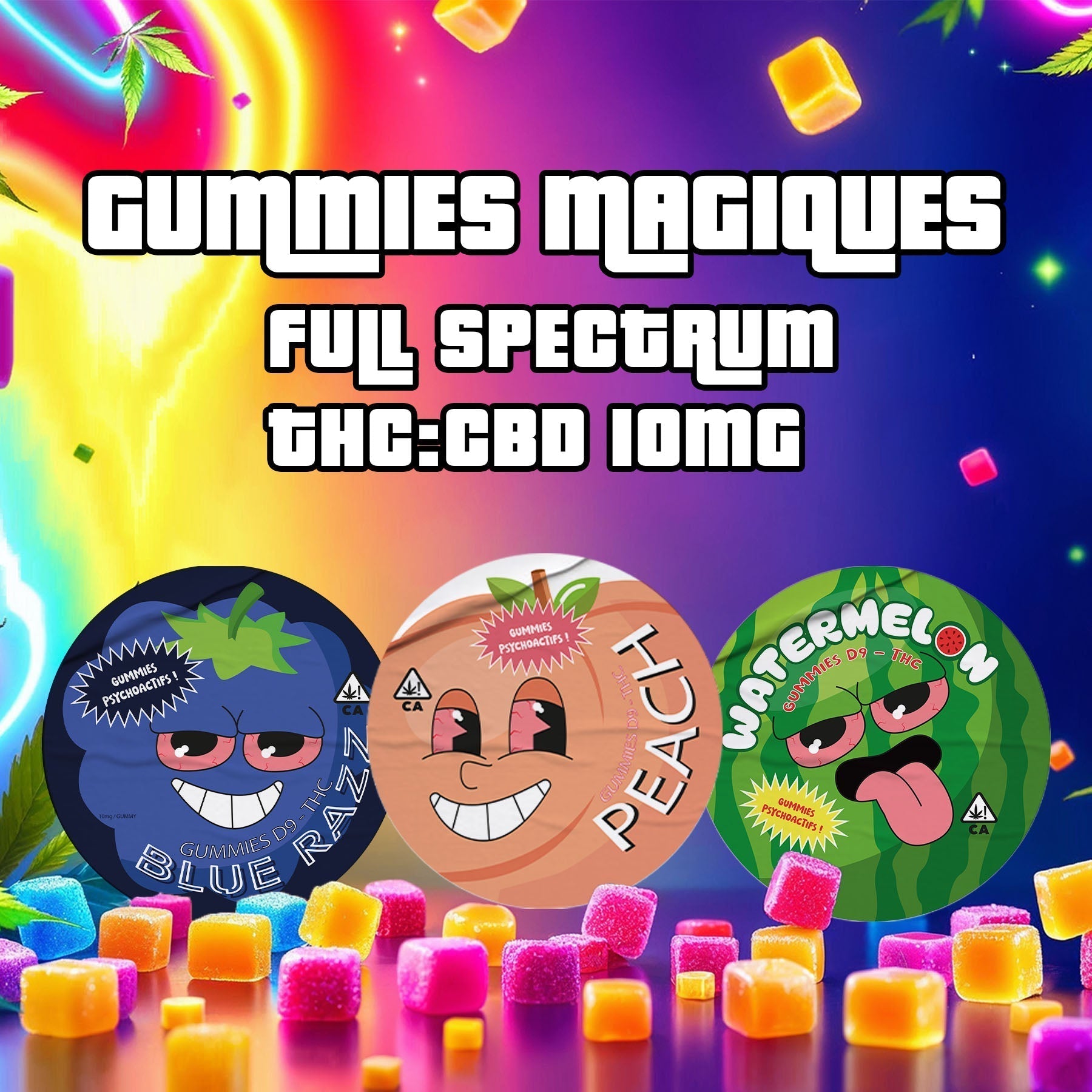 Gummies THC discret
