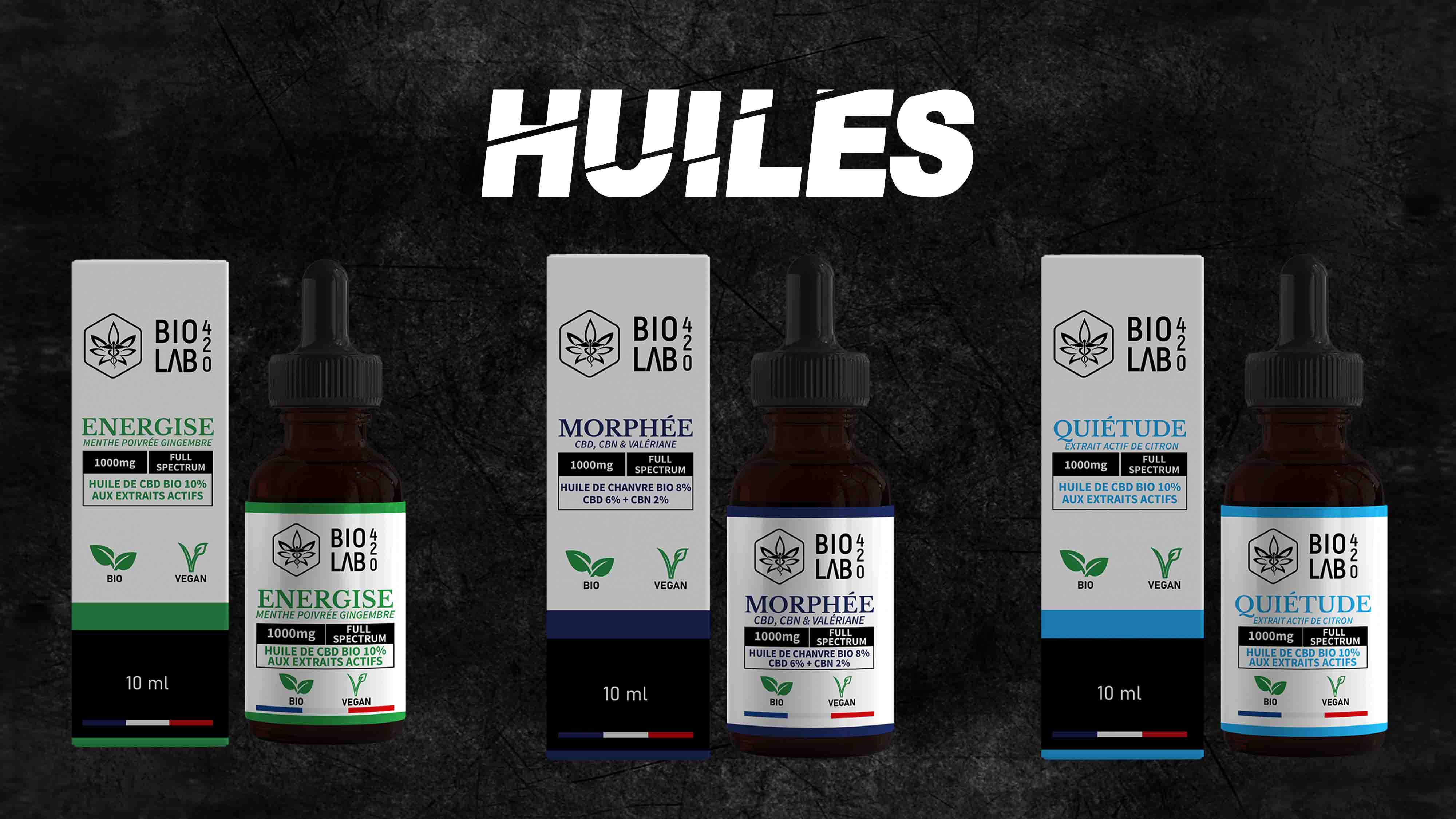 Huiles CBD & CBN - Les Freres CBD