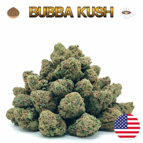 Popcorn CBD Bubba Kush glasshouse USA Les Frères CBD