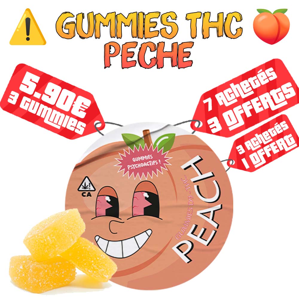 Gummies THC Peche