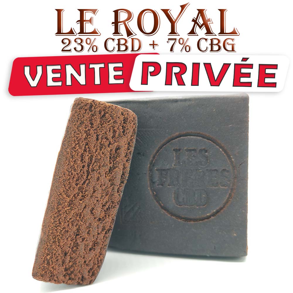 Vente Privée🌟 Le Royal Hash 23% CBD + 7% CBG