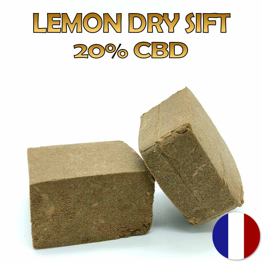 Dry Sift Lemon 20 % CBD Les Frères CBD